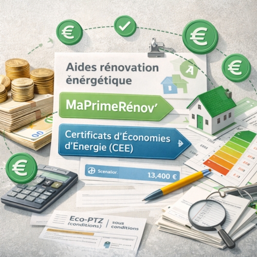 Aides rénovation : MaPrimeRénov’ et CEE pour une rénovation globale