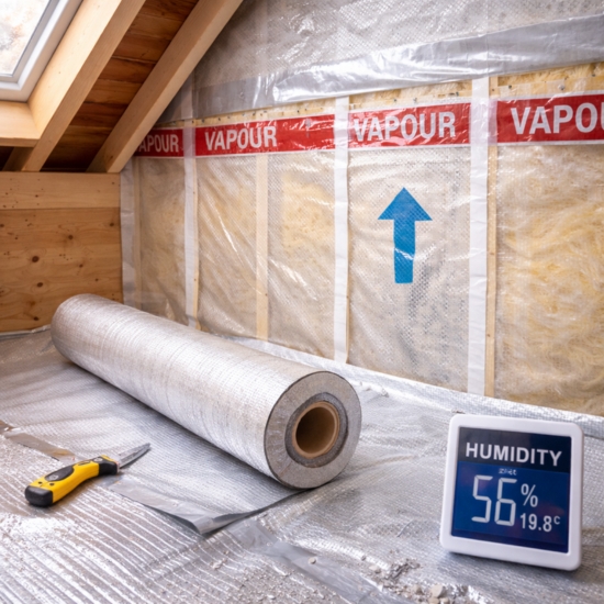 Pare-vapeur : gestion de l’humidité et de la vapeur d’eau en ITI