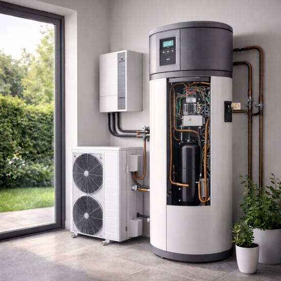 Integrated heat pump: better efficiency and annual energy savings